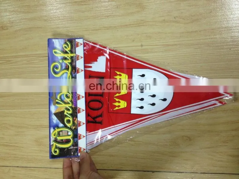Cheap hanging triangle flags on string
