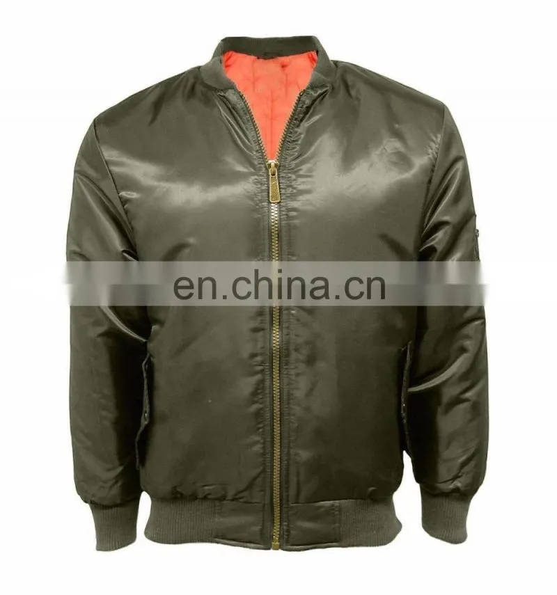 vintage zip up classic bomber jacket High quality jacket