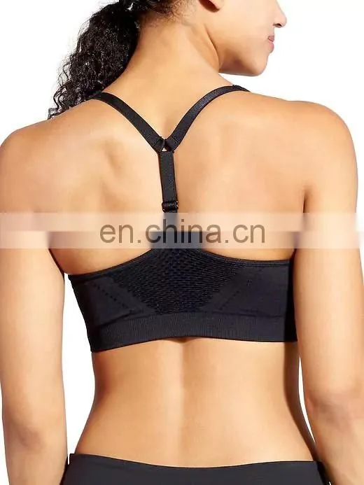 2017 New Fashion Hot sales women top wholesale sports polyester bra