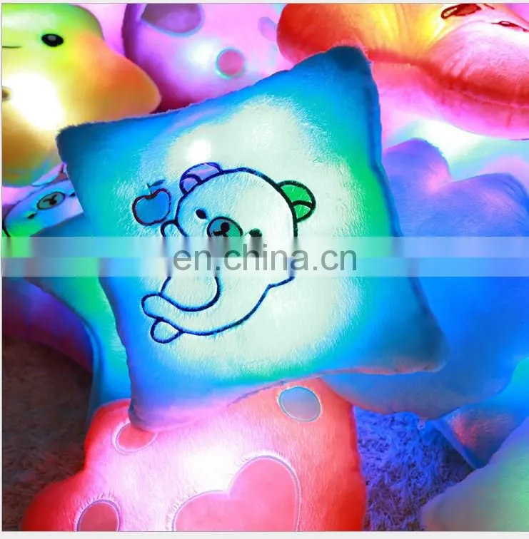 colorful dream music toy doll Luminous hold Light pillow