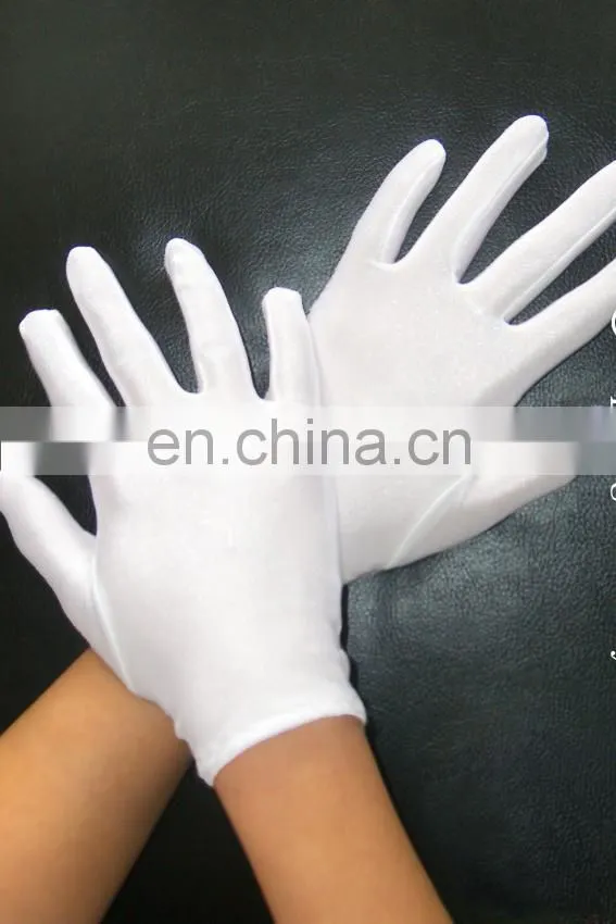 Cotton gloves making machine full finger fitness gloves white stretch gloves