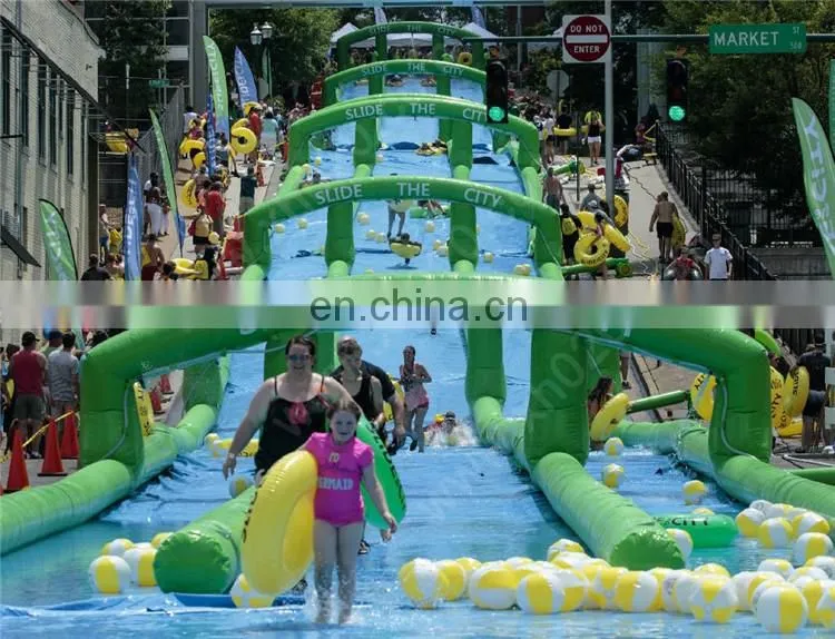 Longest inflatable slip n slide the city in street for sale
