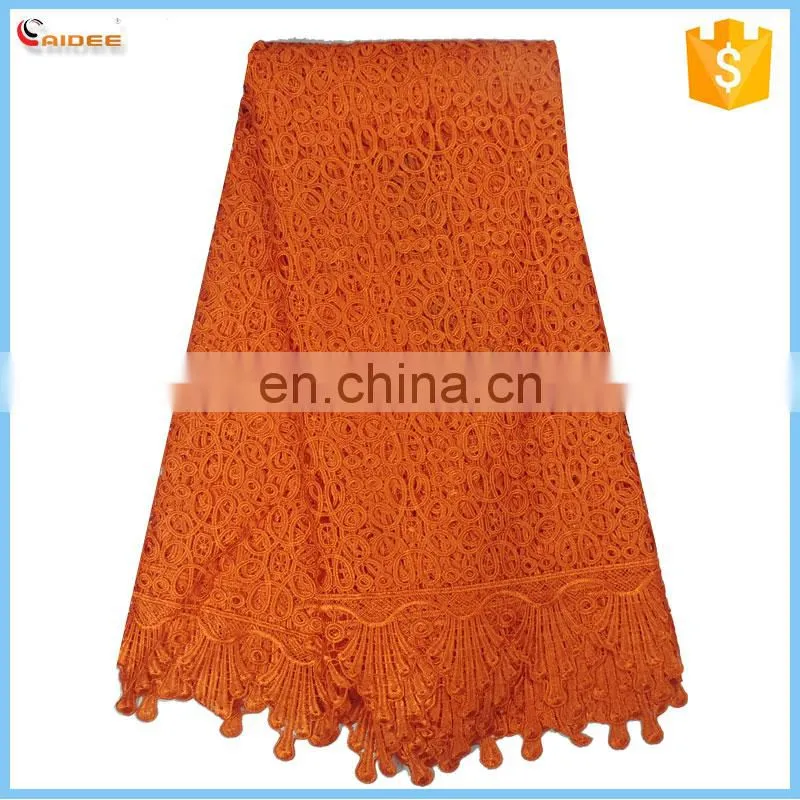 Newest high quality white guipure Lace Fabric for Clothing S15100560