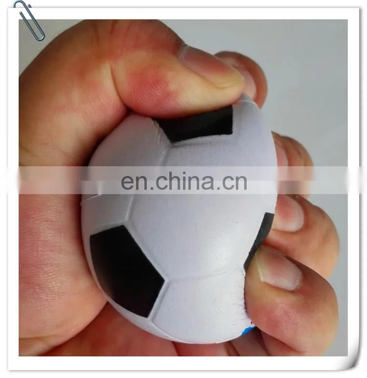 hot sale promotion PU bouncy ball stress PU football toy and gift