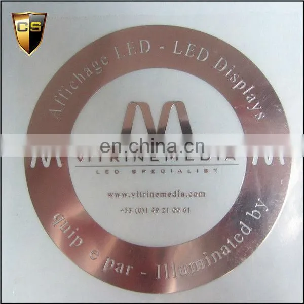 The 3M7533 glue easier to use metal plating does not fade pure nickel signage