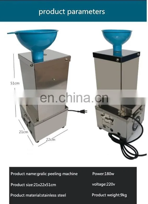 stainless steel dry garlic peeling machine/Electric Automatic Small Garlic Peeler Machine Garlic Peeling Machine