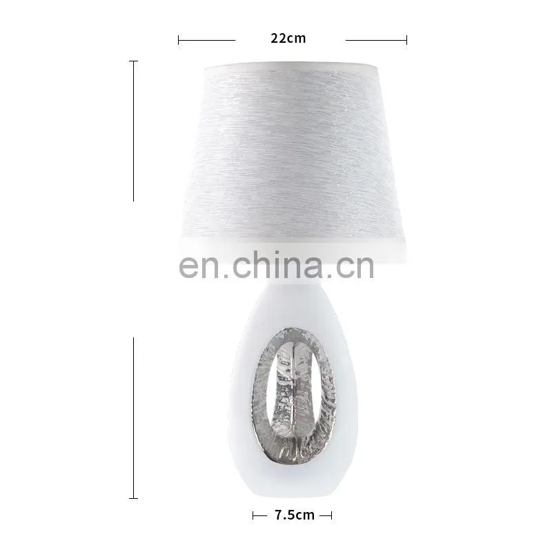 new design of modern style ceramic table lamp for indoor room