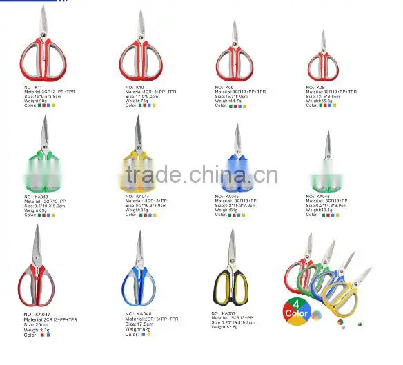 Multifunctional meat cutting scissors and kitchen scissors
