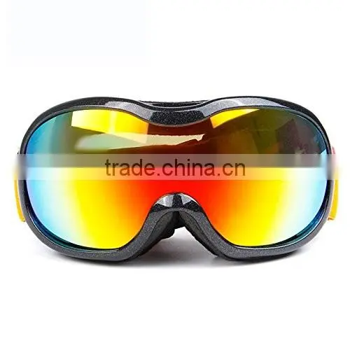 Snowmobile Snowboard Skate Bikeboard Ski Goggles with Wide Vision Anti-fog UV Cut Snow Multicolor Professional Mountain Climbing