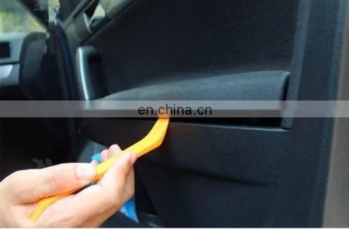 Auto Car Dash Radio Door Clip Panel Trim Removal Pry Tool Set Kit Plastic 4pcs