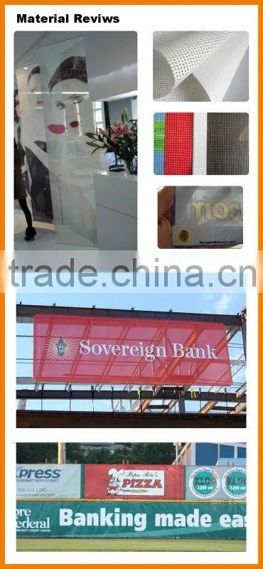 vinyl banner double side digital printing for Bakery advertising display