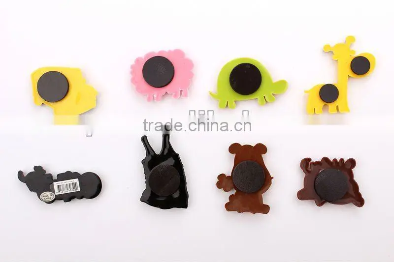 Animal shape PVC magnets for fridge