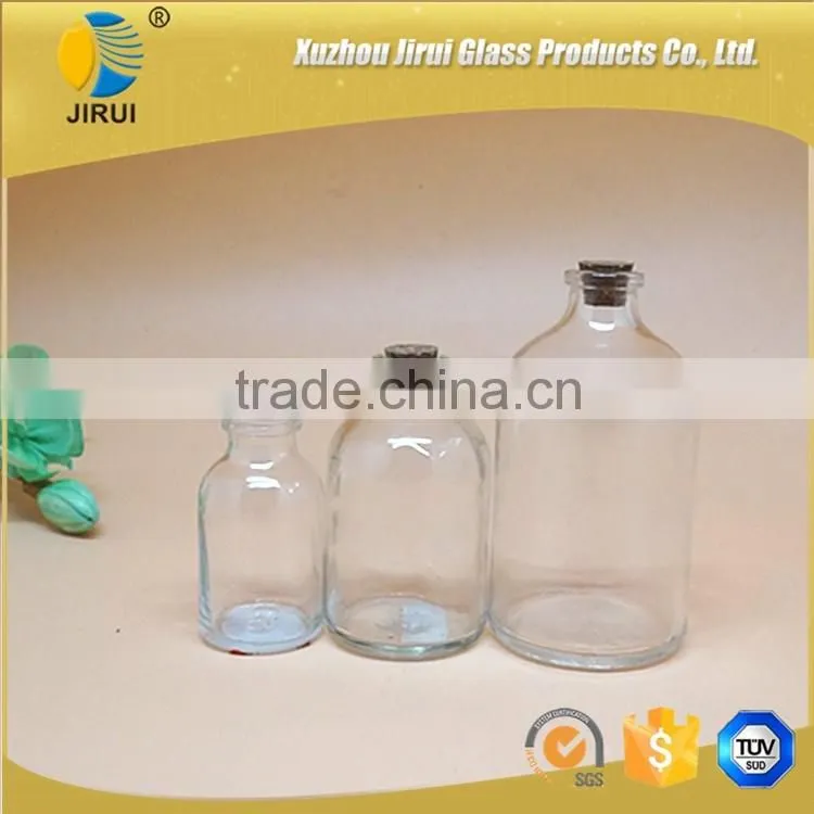 empty transparent aroma fragrance oil diffuser glass bottle