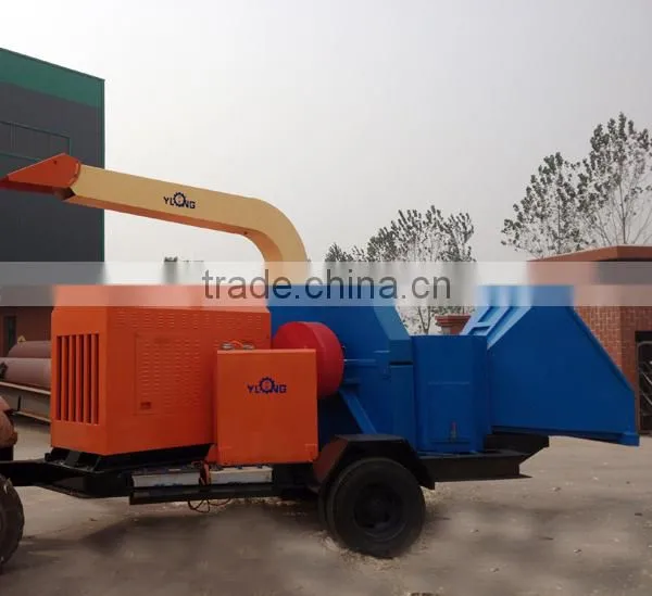 diesel wood chipper shredder for 30cm logs