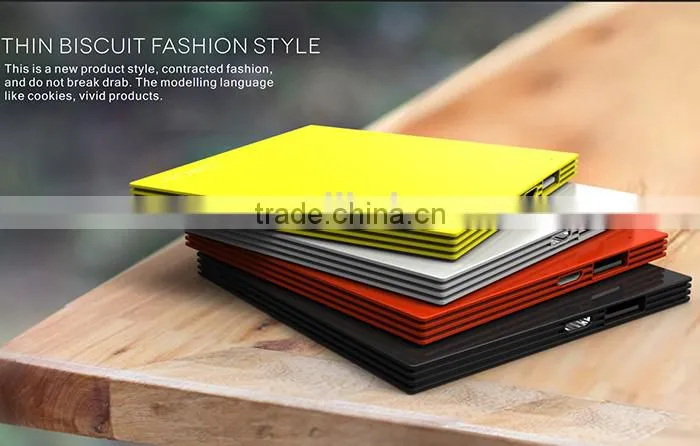 Custom metal suqare power bank 2500mah usb power bank