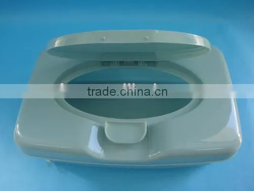 easy taking plastic wet wipes box for 80pcs with flip top cap