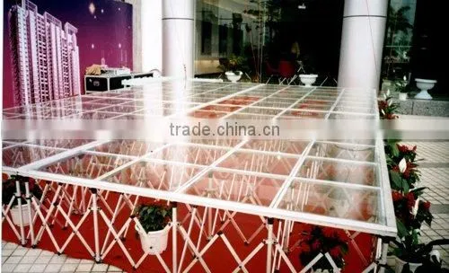 fashion lighting T show glass stage