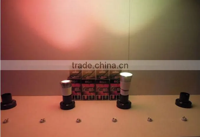 Best price Hot Sales 3W E27 RGB Spot Light