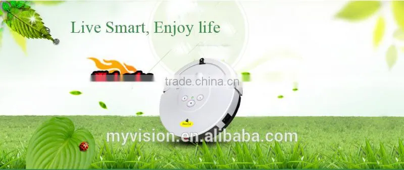 Robotic vacuum cleaner M881 low noise only dry for home ,school,hotel