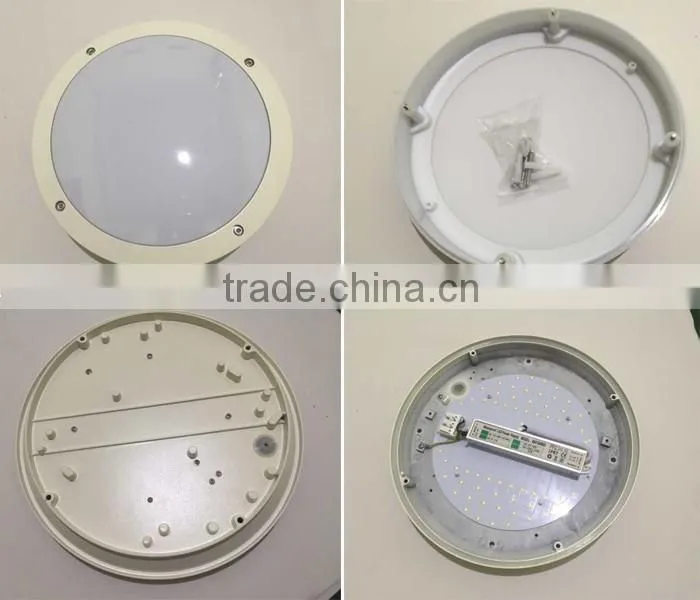 Outdoor High Quality Waterproof IP65 10W 20W 30W LED Bulkhead Light With Plastic Cover