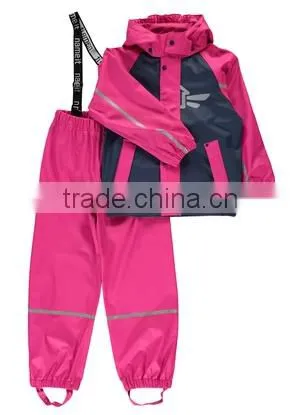 Breathable Children PU Raincoat