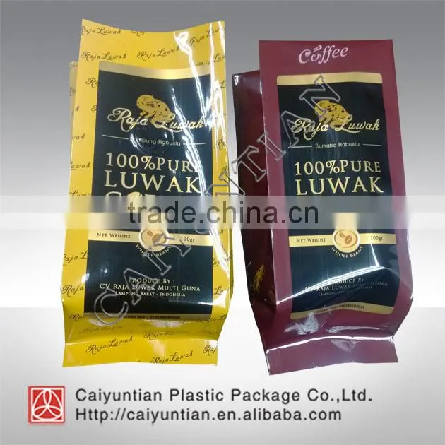 high quality flat bottom paper bag