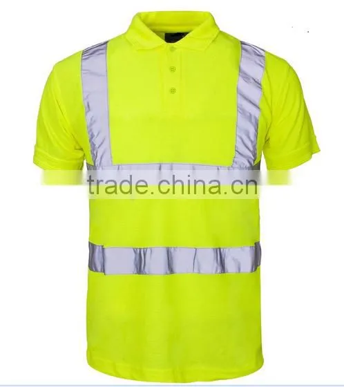 short sleeve hi-vis reflective T-shirt