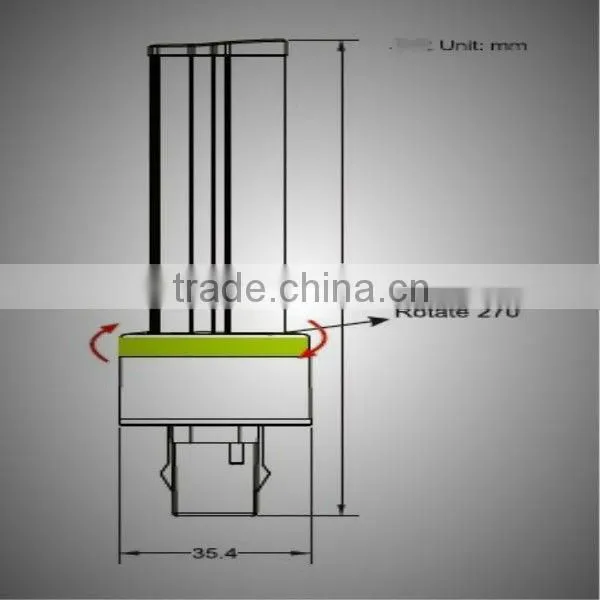 new product plc 9w UL tube 277V g23 led pl lamp light