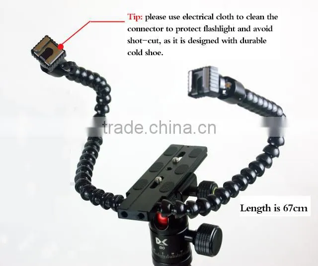 2016 new technology flash led light work tripod stand with 1/4"Screw