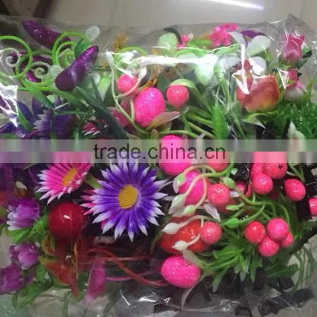 Hot sale growing grass hair doll green plant flower hair pin jewelry