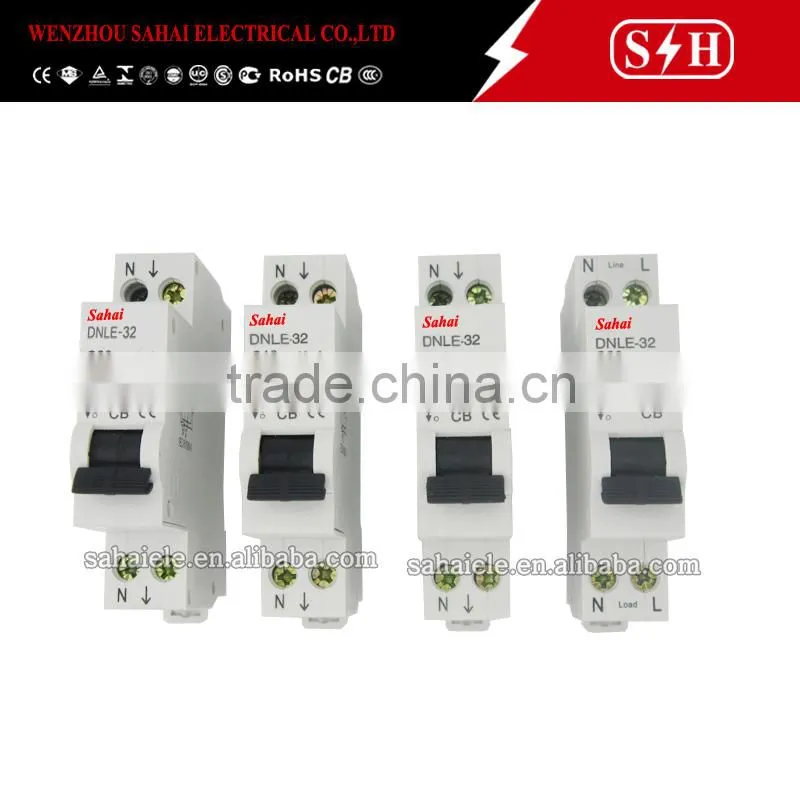 High quality 1P+N RCBO Single Pole