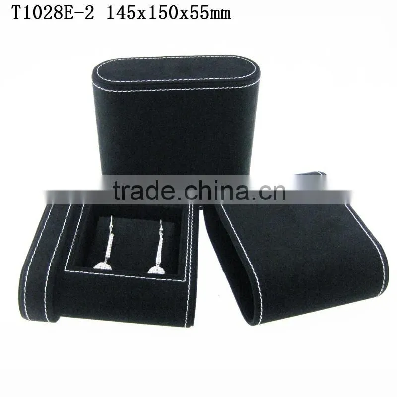T1028E Custom Faux Leather Unique Drawer Jewelry Earring Box for Necklace
