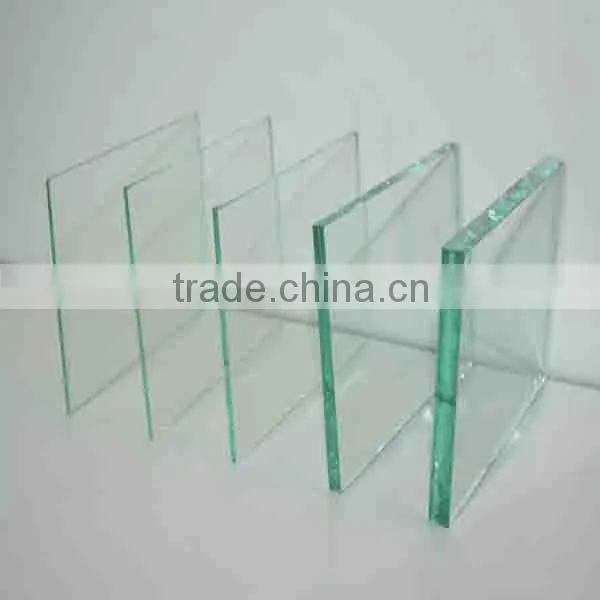 8mm 10mm Ultra Clear Float Glass with polished edge