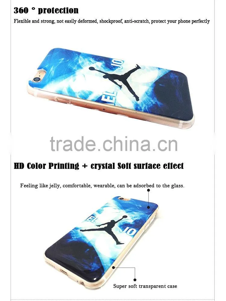 TPU Mobile Phone case customized tpu case uv case for iphone 6s