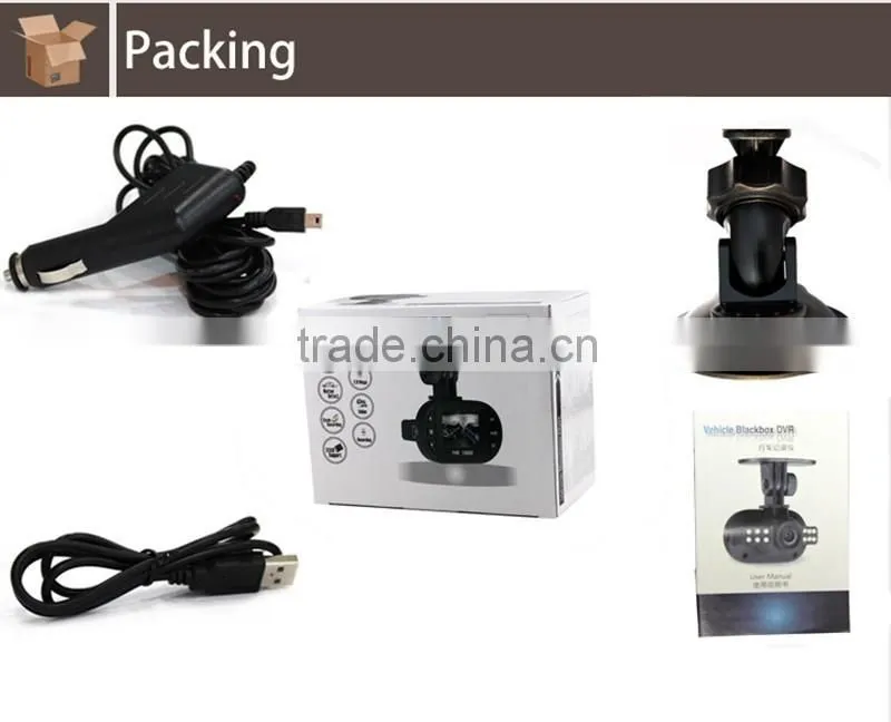 1.5 inches Screen Loop Recording 120 Degree Wide Angle MOV C600 Full HD1080p Car DVR
