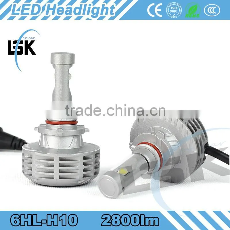 Strong heat dissipation 2800LM fog lamp led headlight with 2 warranty