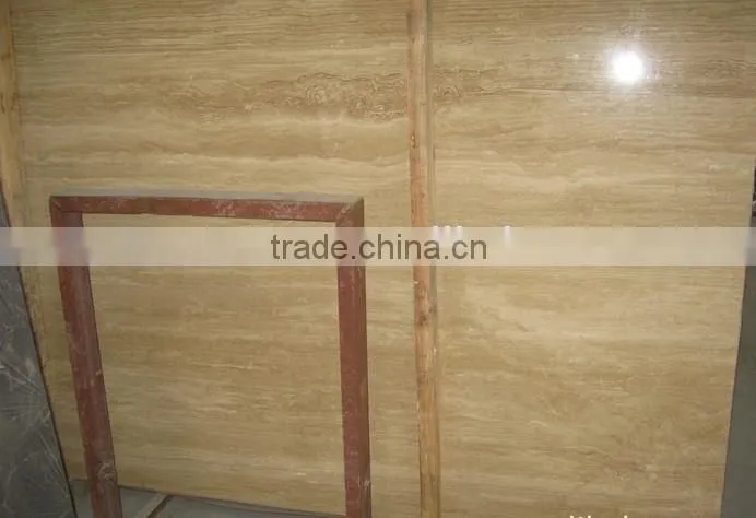 Natural honed turkey yellow travertine pavers