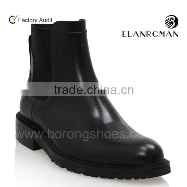 Italian fashion leather boots shoes men for outdoor