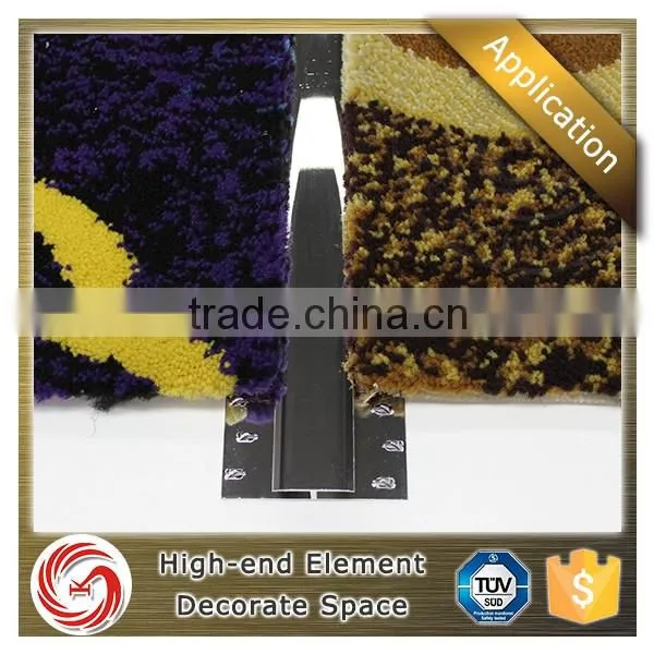 polished durable edge floor trim aluminium carpet tile edge trim