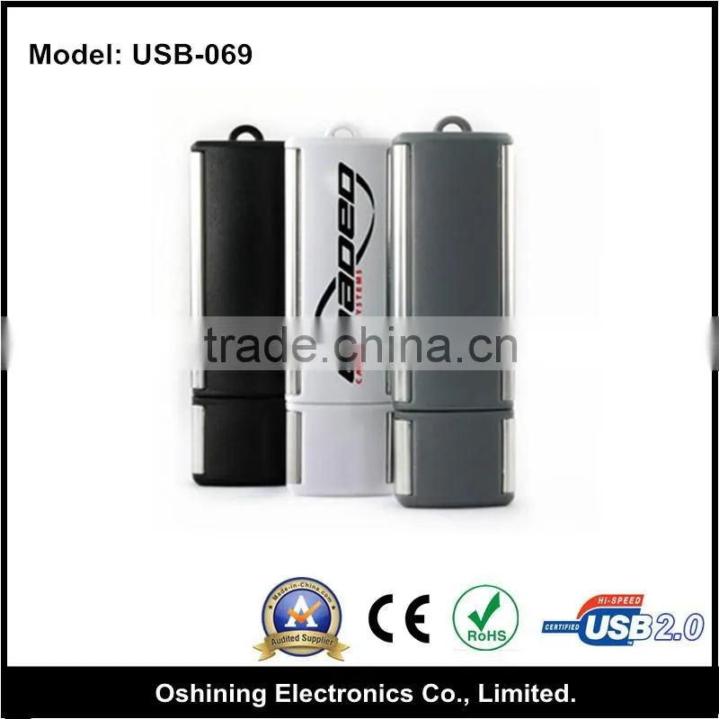Free Sample Low Price Wholesale Plastic USB Flash Drive ( USB-069 )