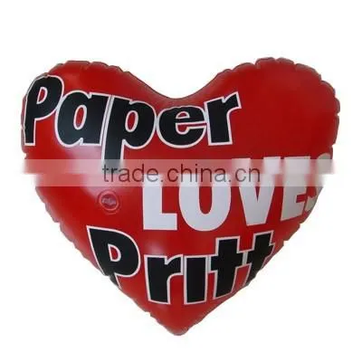 PVC inflatable toy heart cartoon