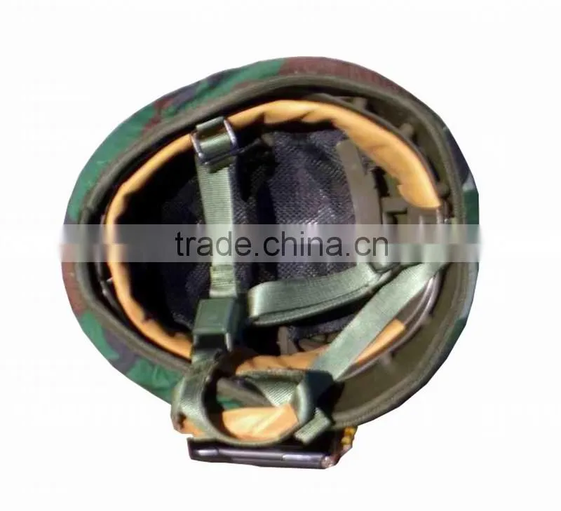 bullet proof helmet with camouflage matte treatment surface
