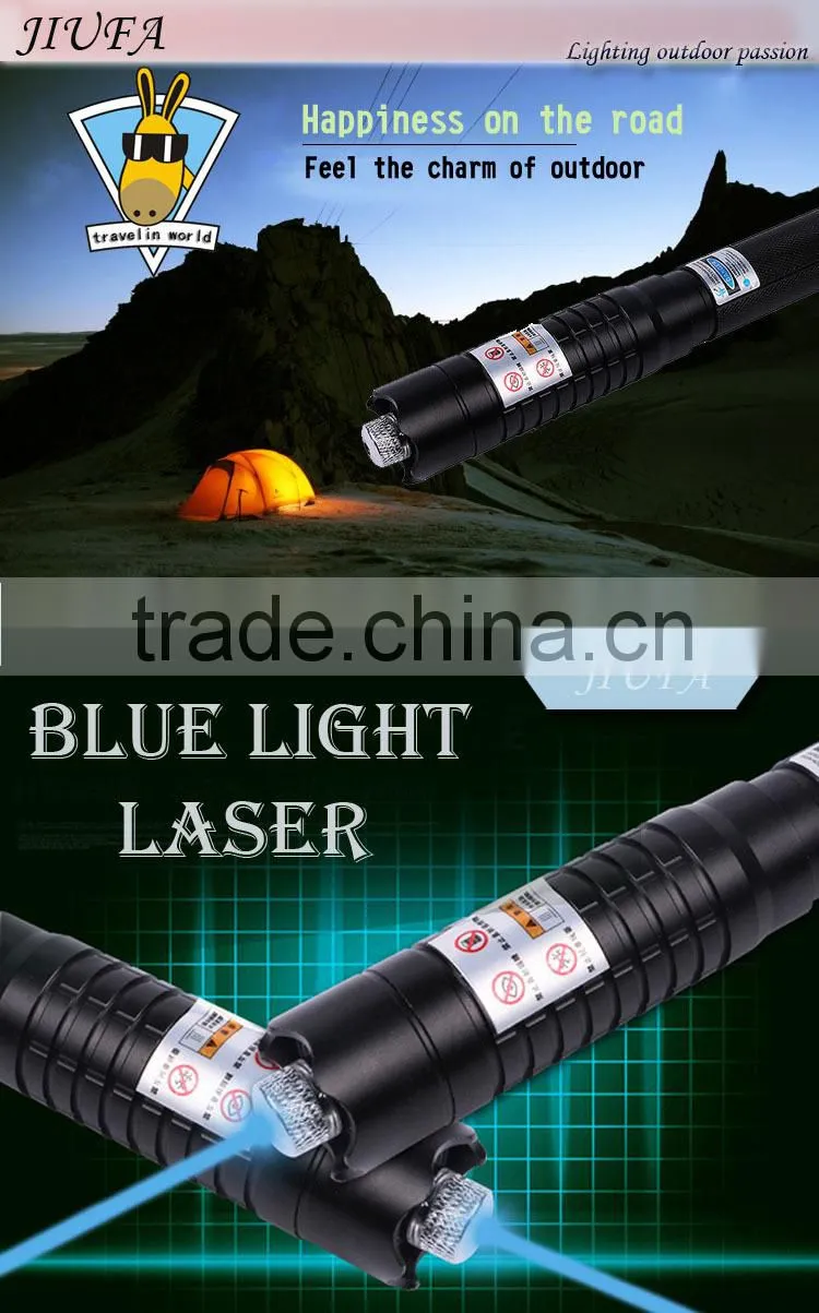 JF High power aluminum blue laser flashlight,all over the sky star blue light laser,high-power laser led flashlight