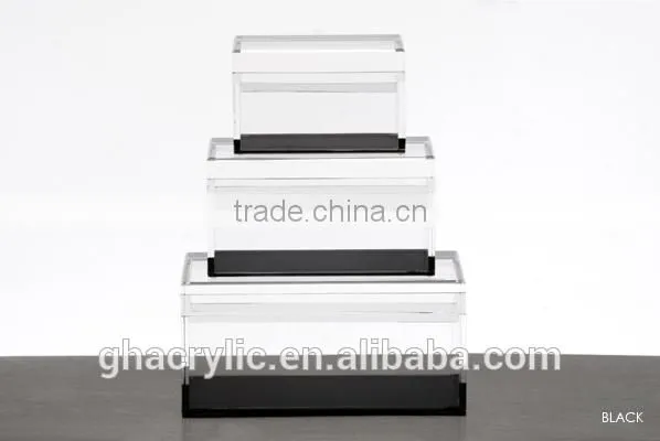 Strict request quality Shinning Clear acrylic box,Shatterproof Acrylic box