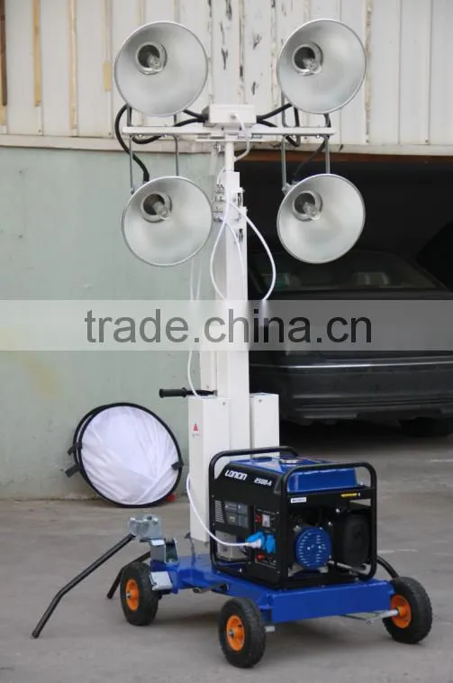 led lamp diesel generator mobile light tower