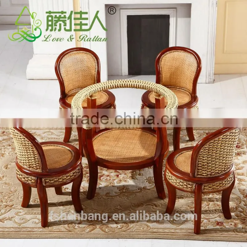 Fashion Outdoor Leisure Cane Coffee Shop Swivel Chair