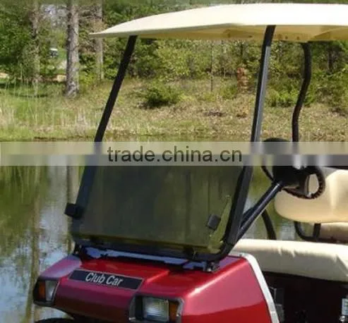 Golf Cart Part-Colored Anti UV Acrylic plastic Folded Club Car,E-Z-GO,Precedent Golf Carts Windshield