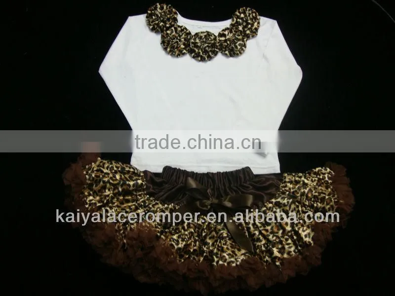 2013 Wholesale Spring Zera Style Pettiskirt Baby Clothing Set