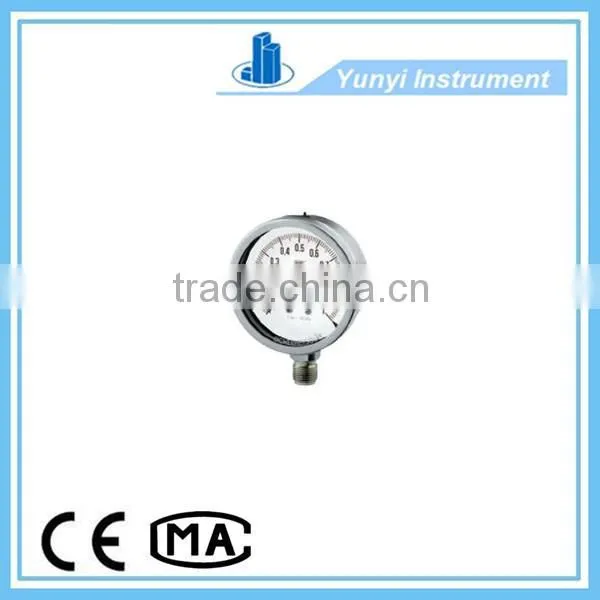 Electric contact water steam Pressure Gauge