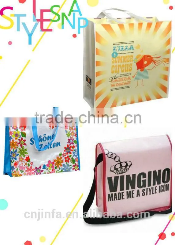 2014 new high quality non woven shopping bag Non-woven,non woven fabric 60-120gsm Material and Handled Style non woven shopp